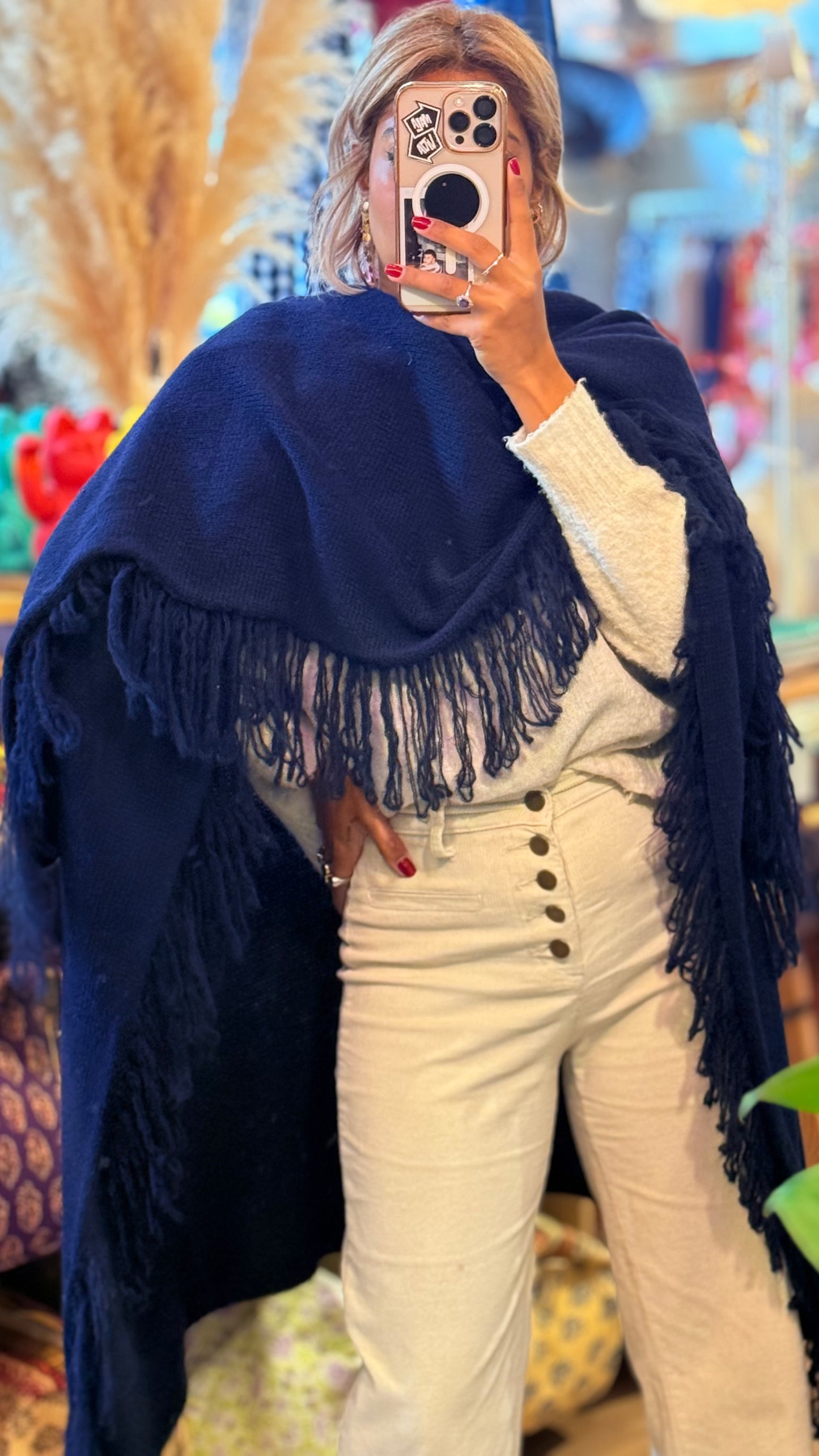 Poncho lana
