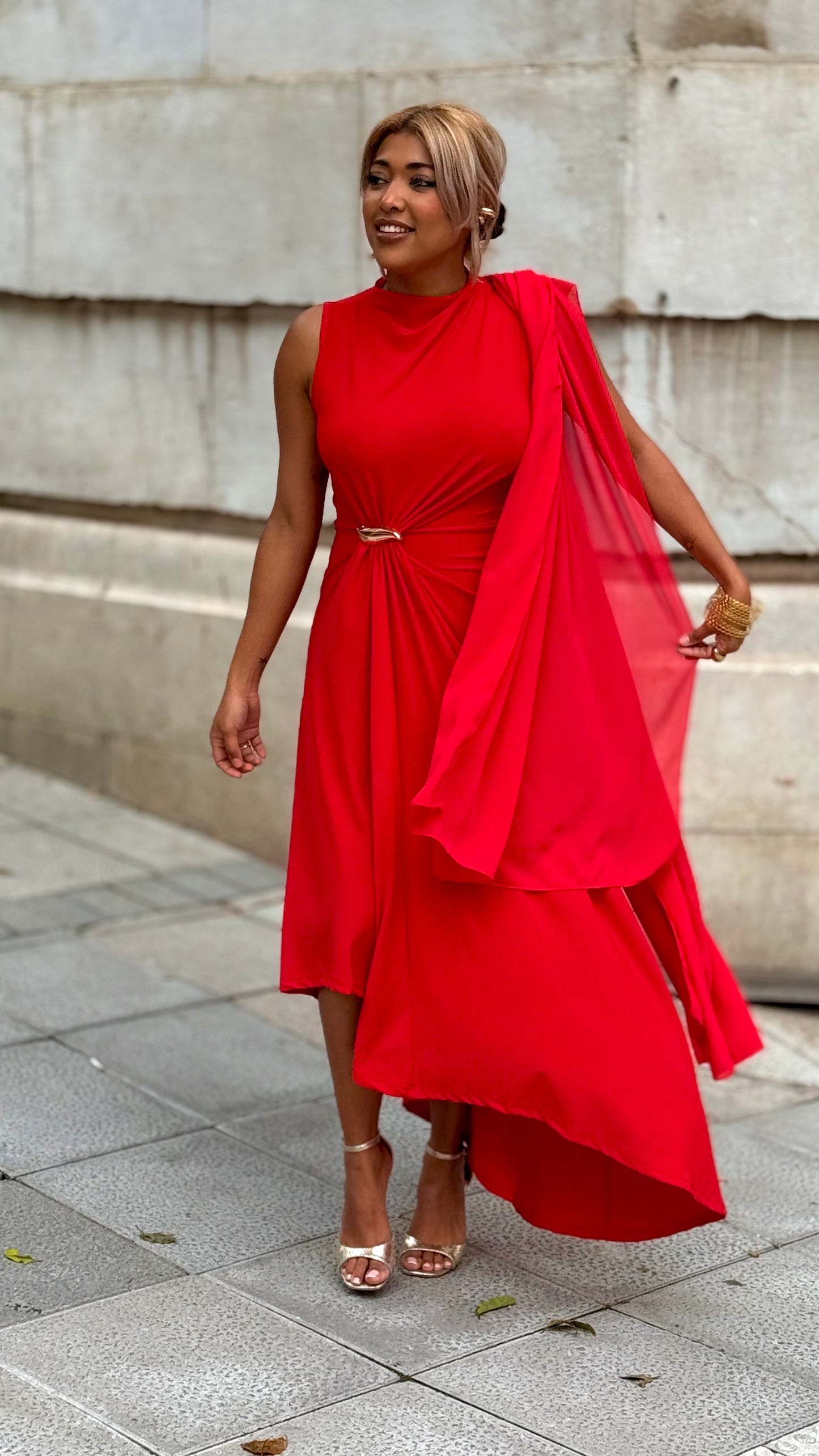 Vestido Maui rojo