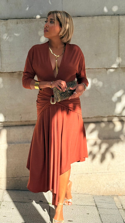 Vestido Leonardo teja