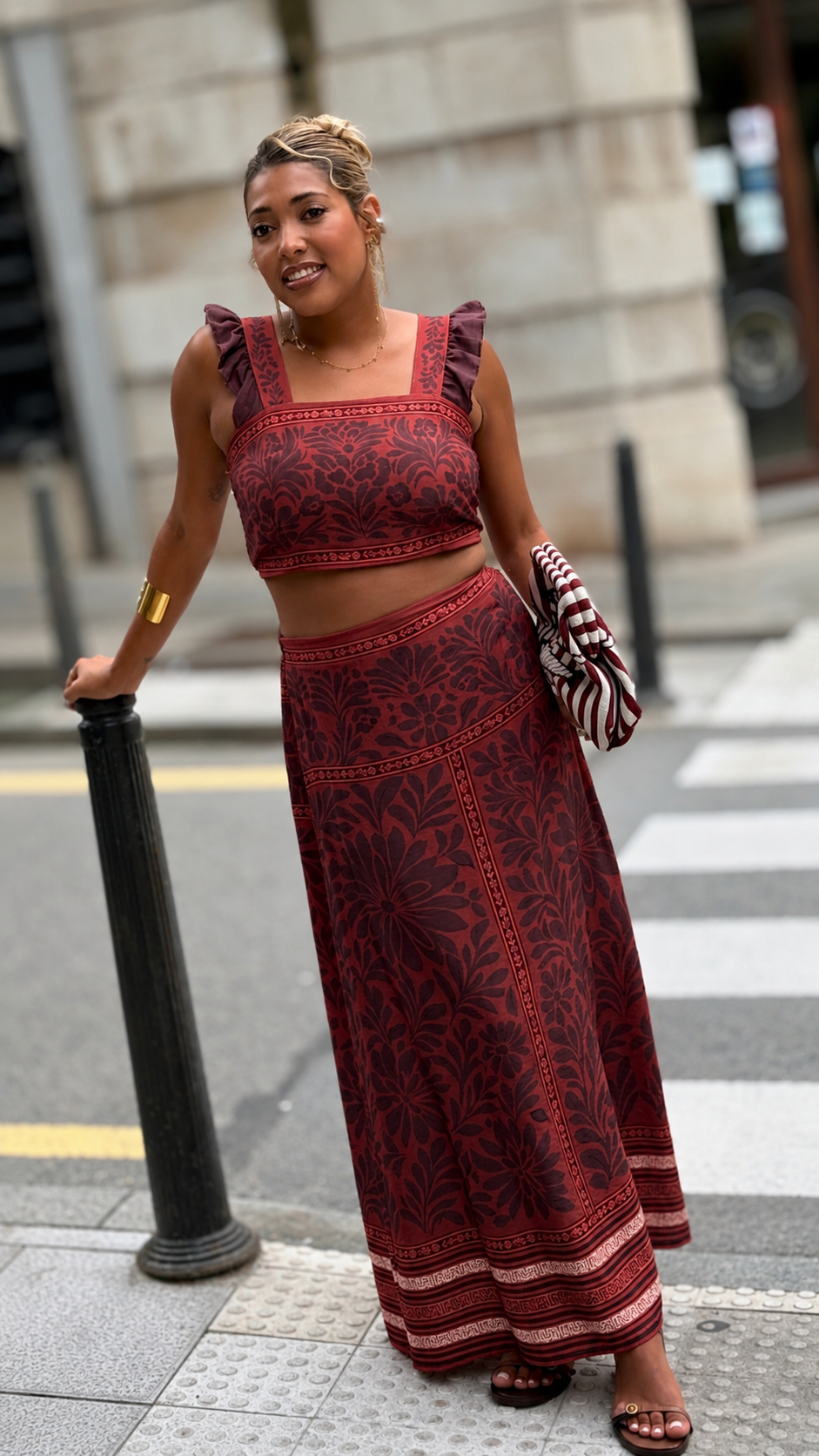 Conjunto lewis burdeos