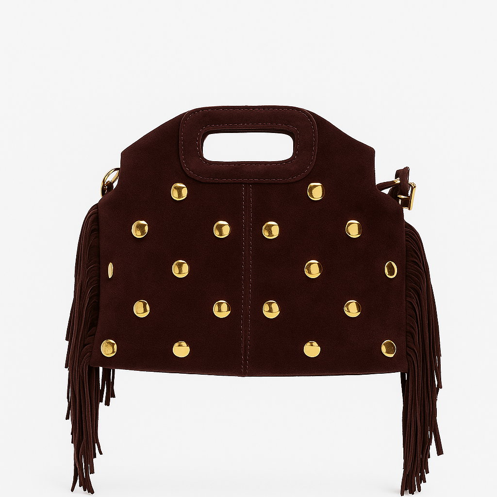 Bolso tachuela fleco