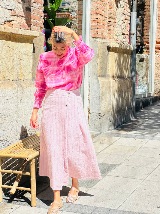 Falda pereo algodón