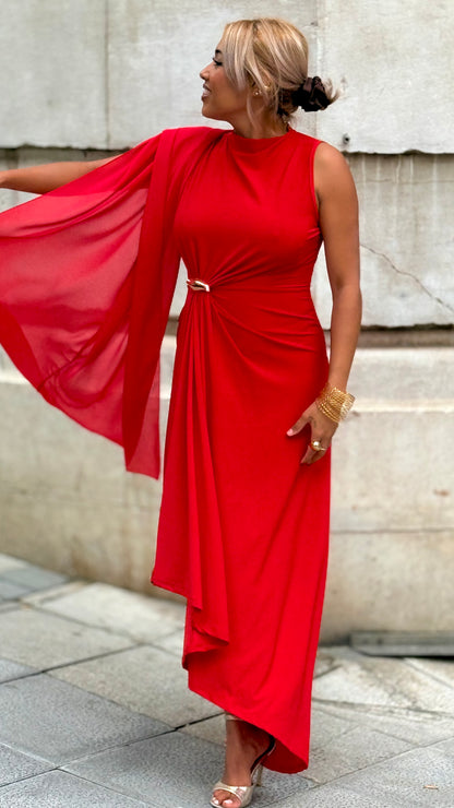 Vestido Maui rojo
