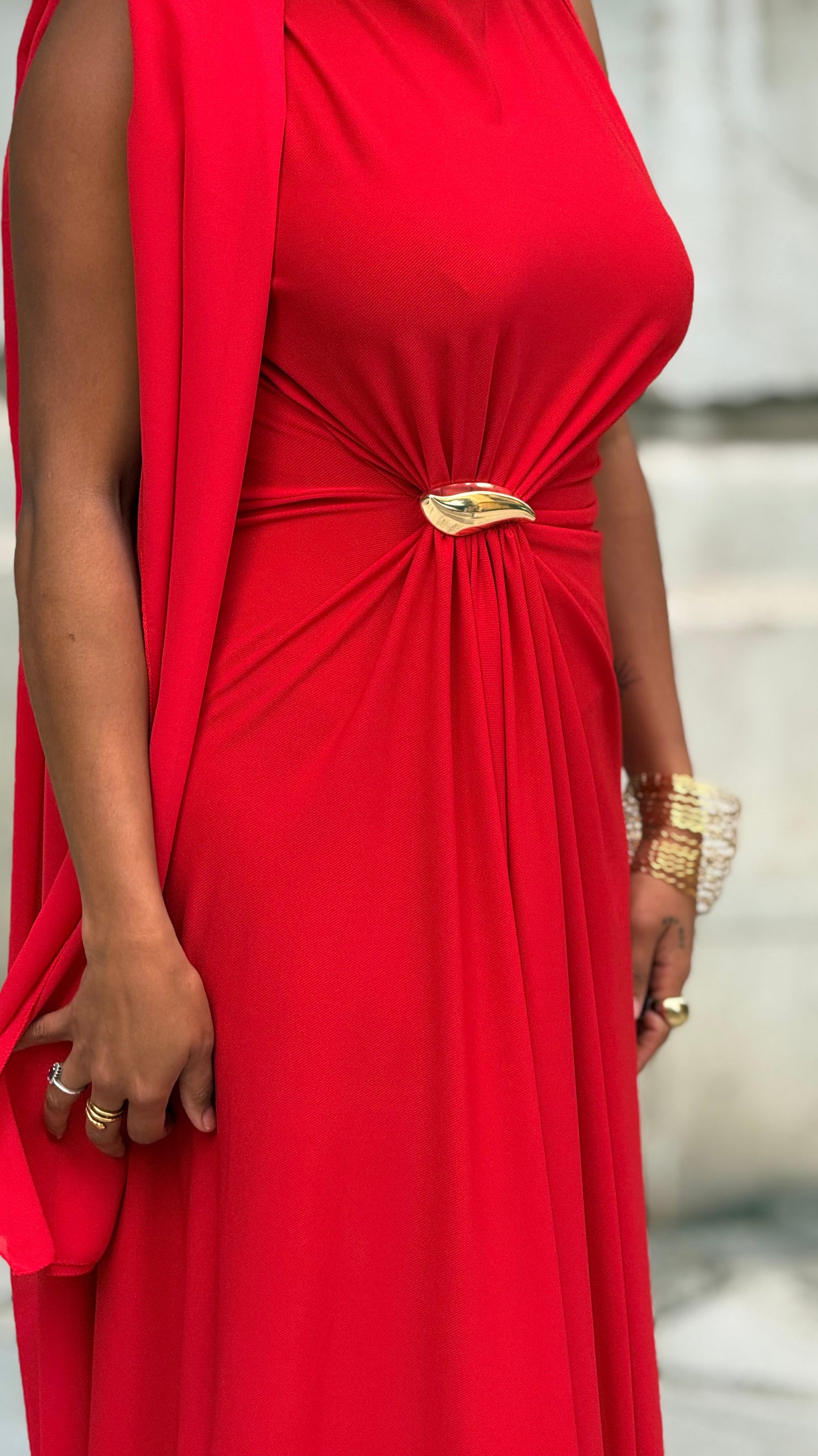 Vestido Maui rojo