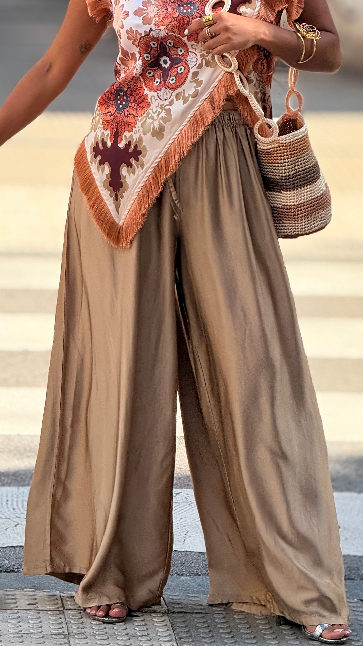 Pantalón satinado