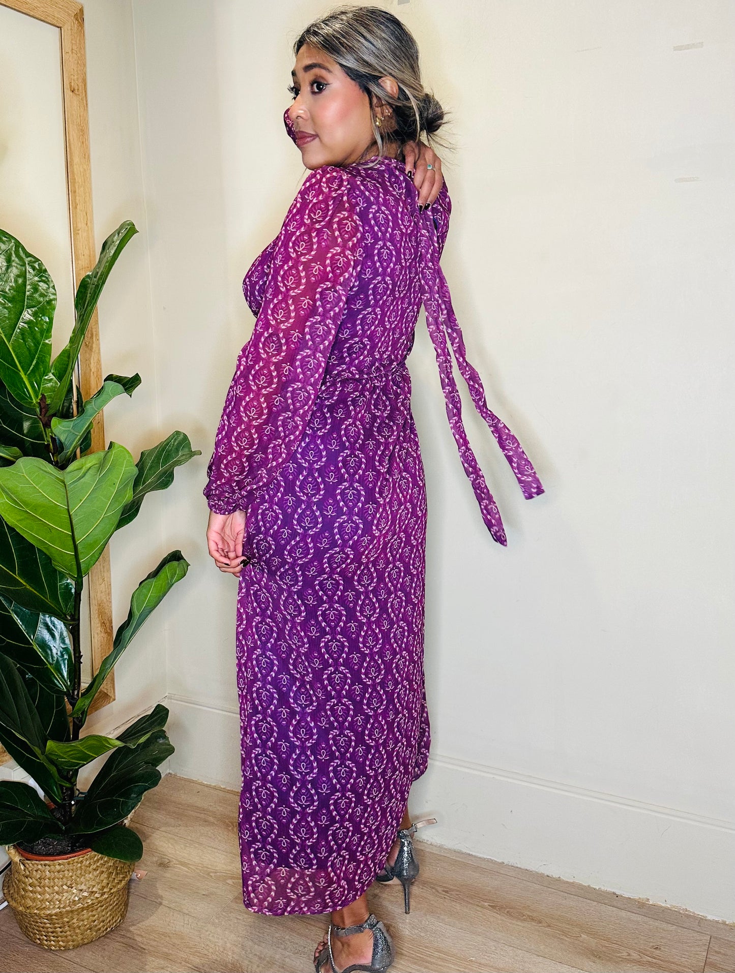 Vestido Nordés morado