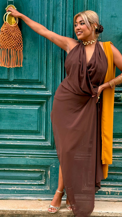 Vestido Antúan marrón