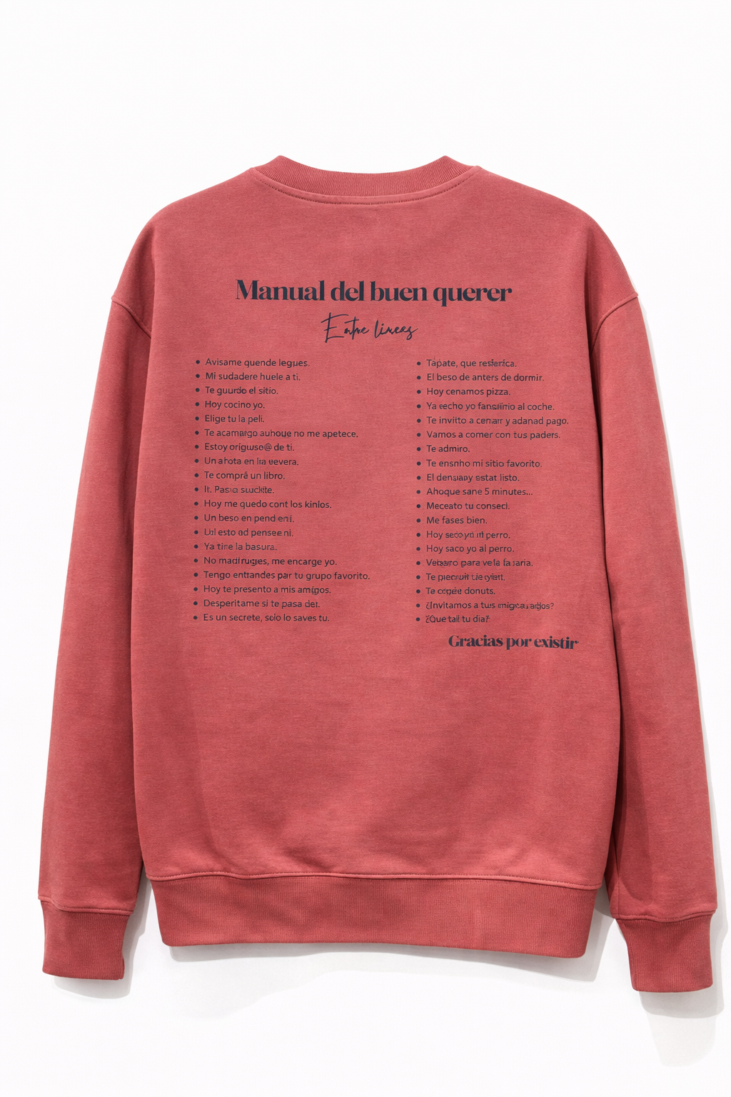 Sudadera Ara x By Calma – Manual del Buen Querer
