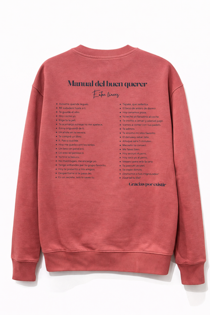 Sudadera Ara x By Calma – Manual del Buen Querer