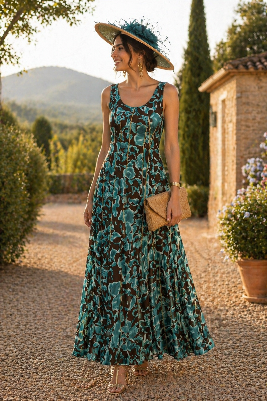 Vestido Amelia turquesa