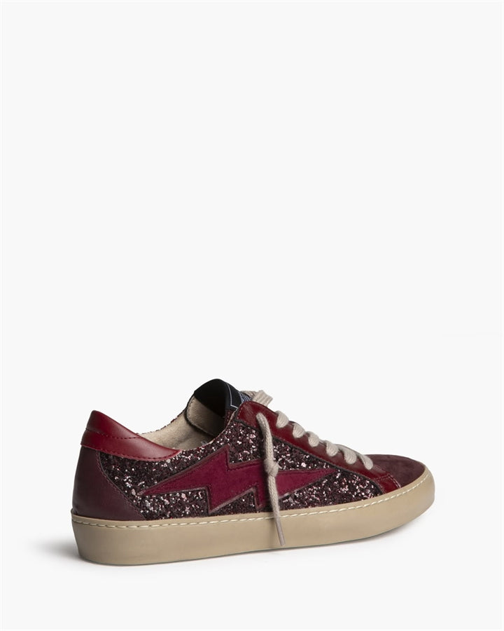 Deportiva Glitter granate