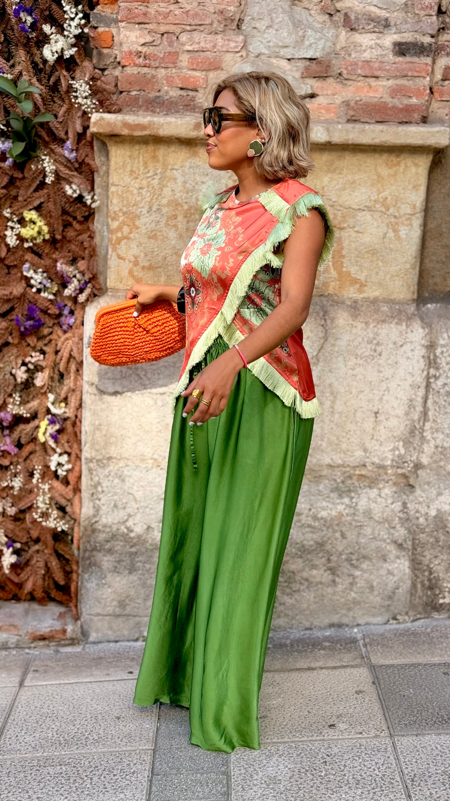 Top Camila Orange