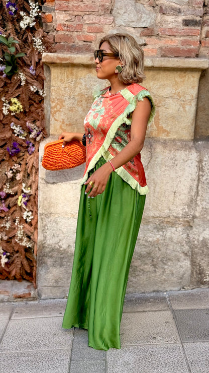 Top Camila Orange