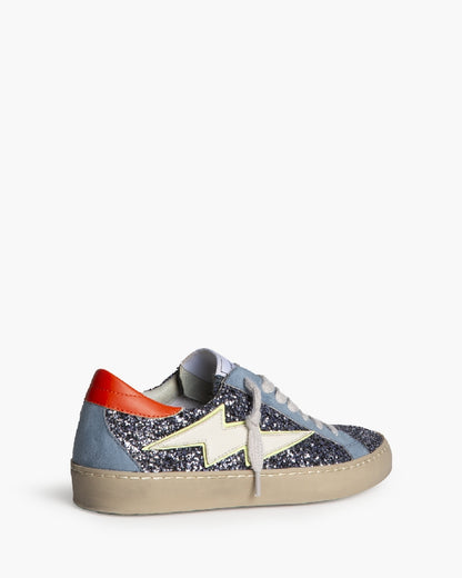 Deportiva Glitter azul