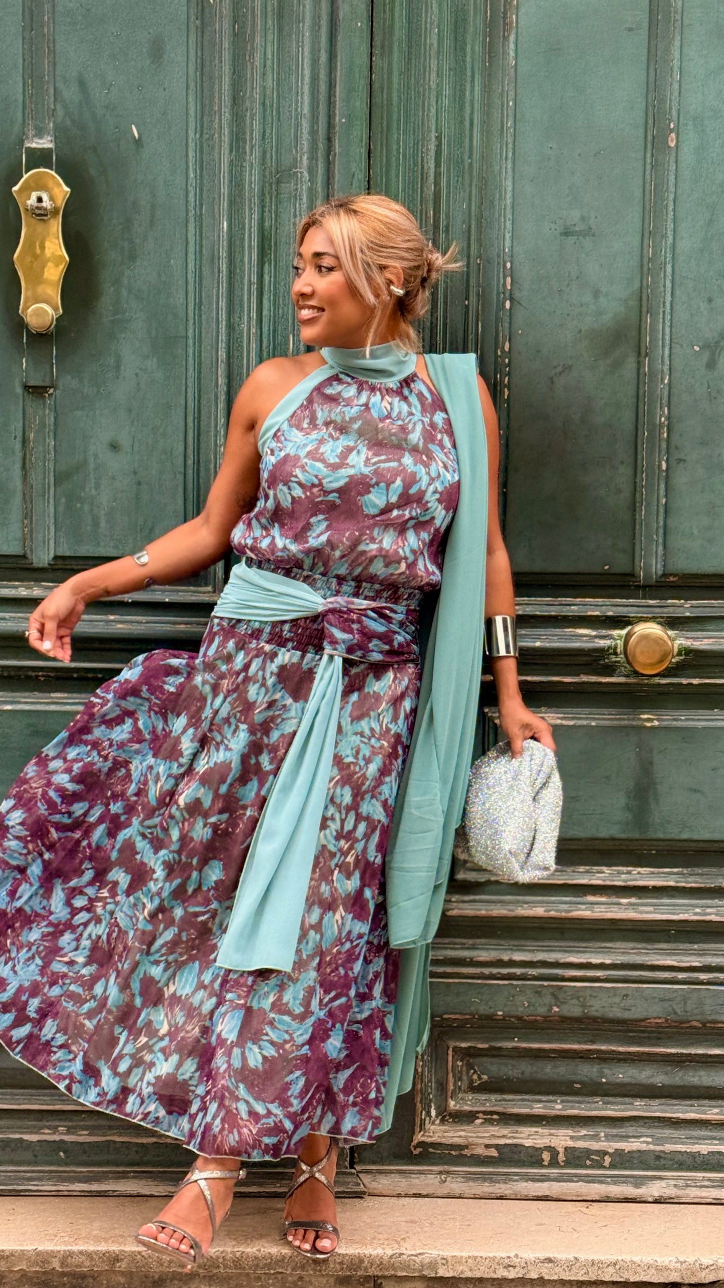 Vestido Paris Verde agua