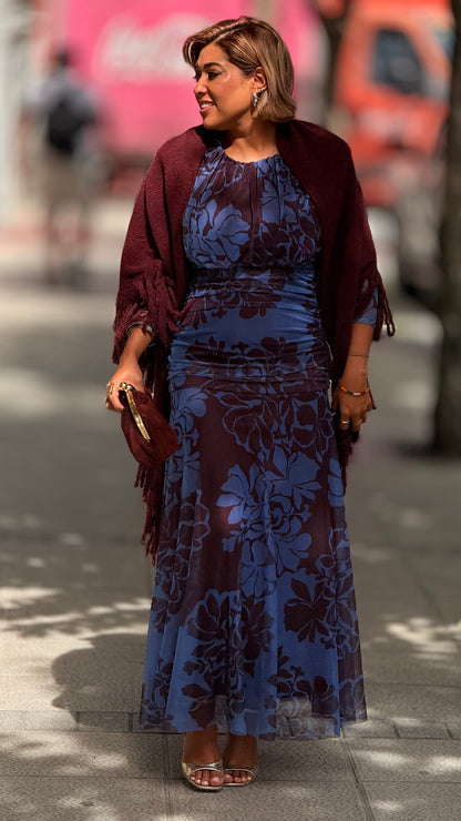Vestido Sabela azul