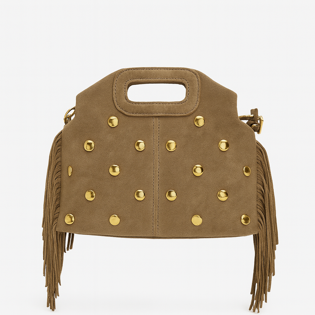 Bolso tachuela fleco