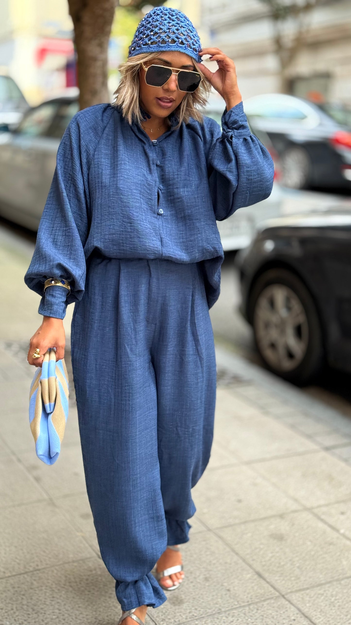 Conjunto Bohem Azul