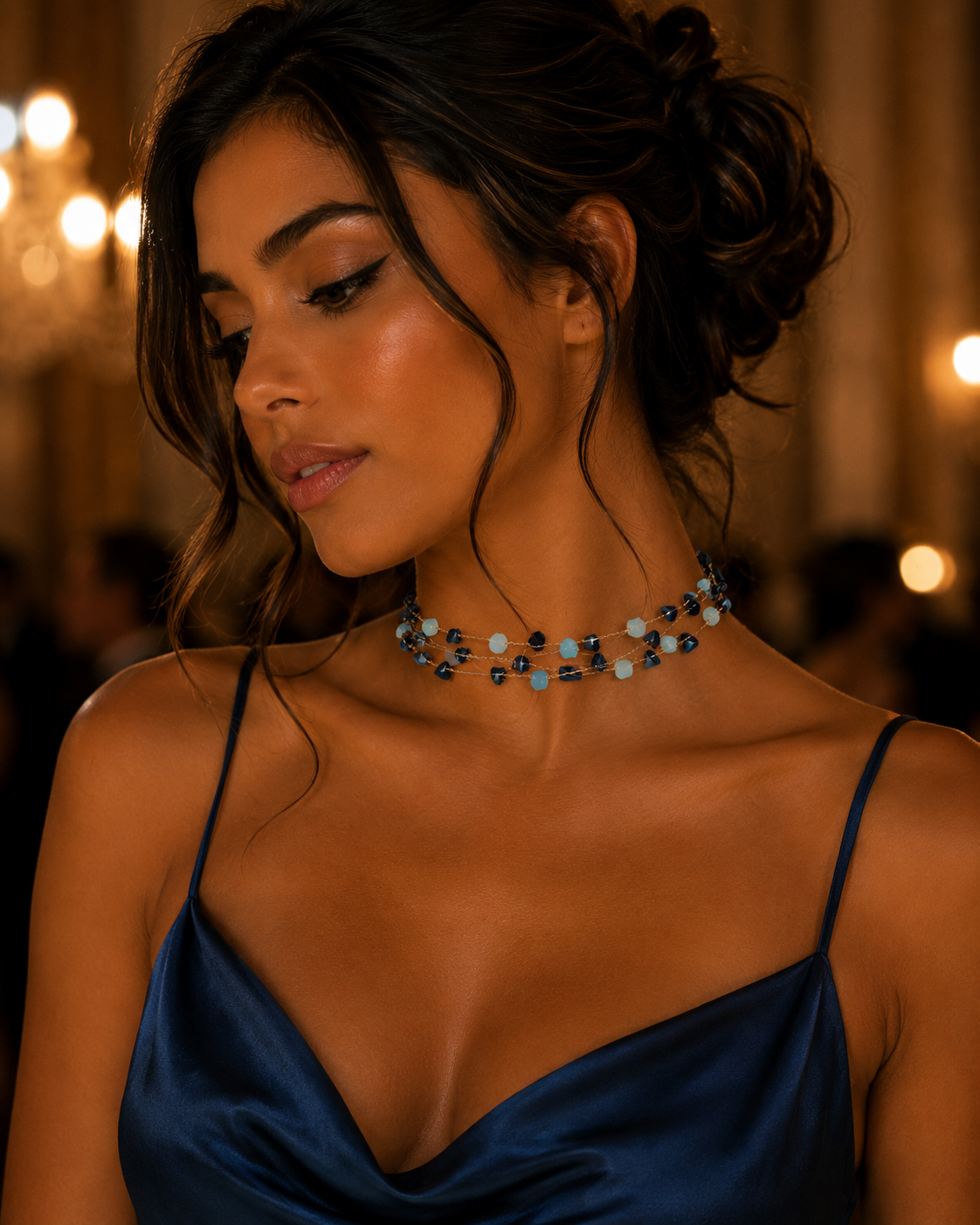 Chocker Fire azul