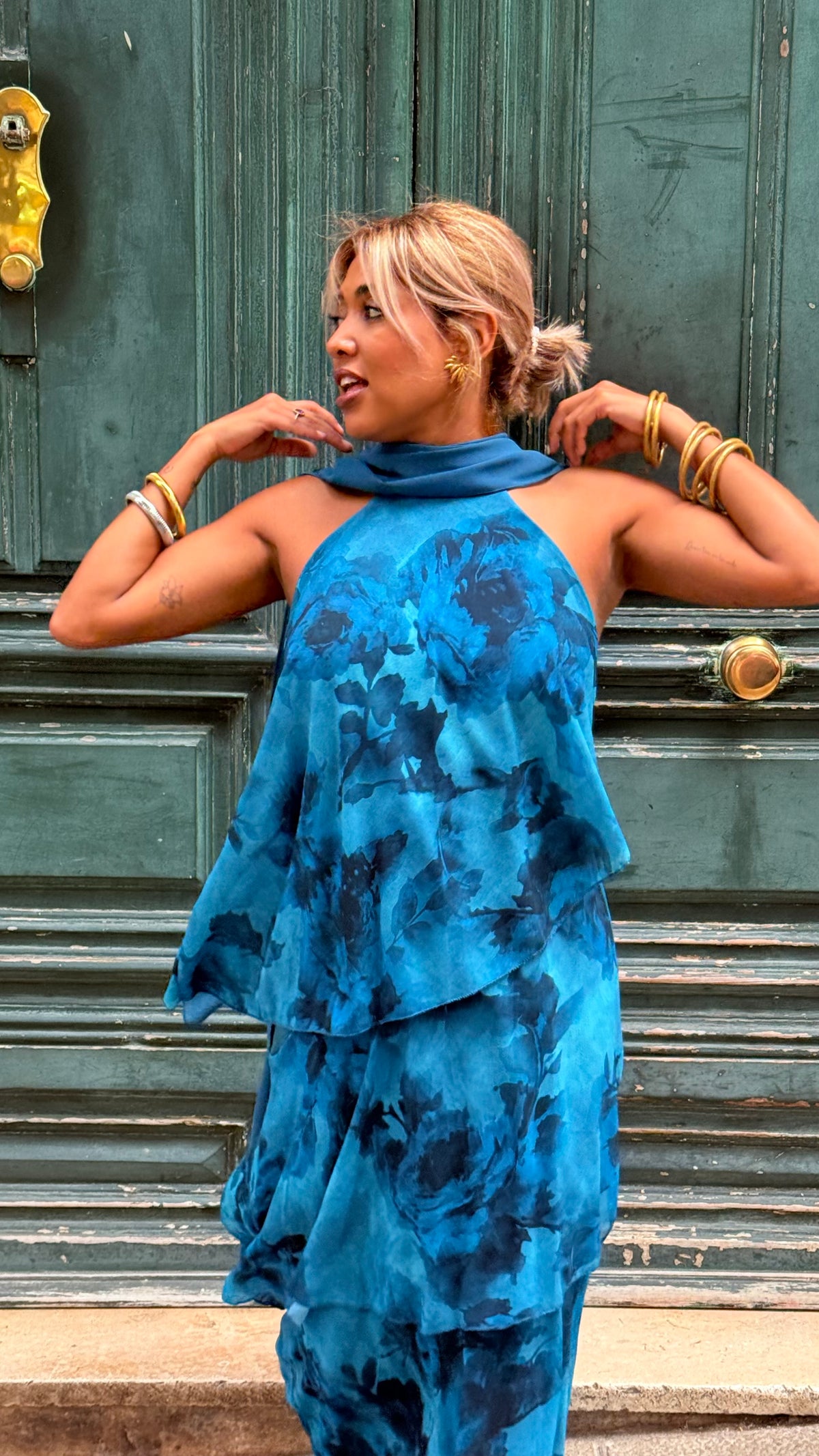 Vestido Santino Azul