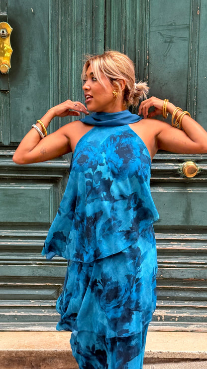 Vestido Santino Azul