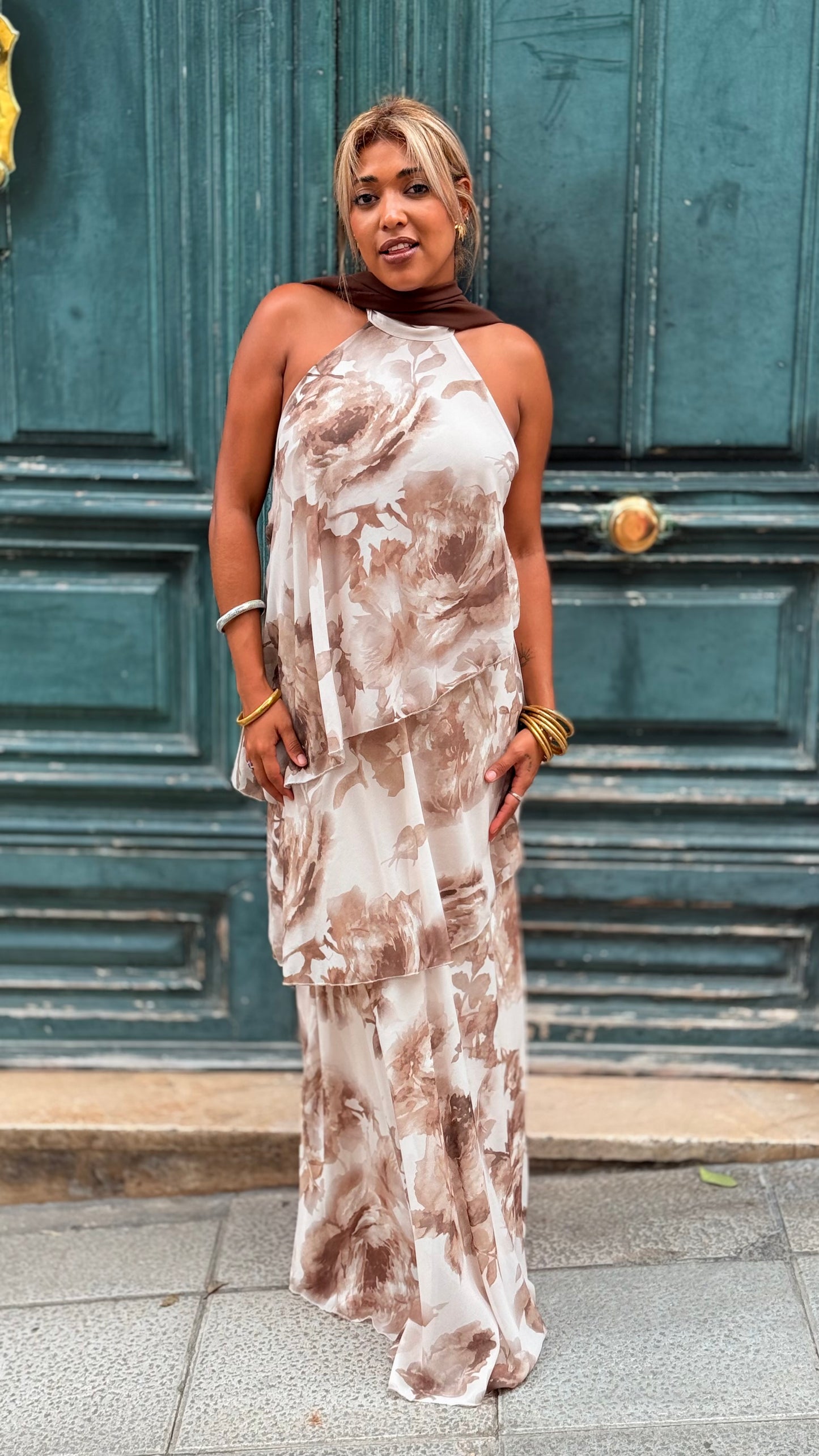 Vestido Santino Beige