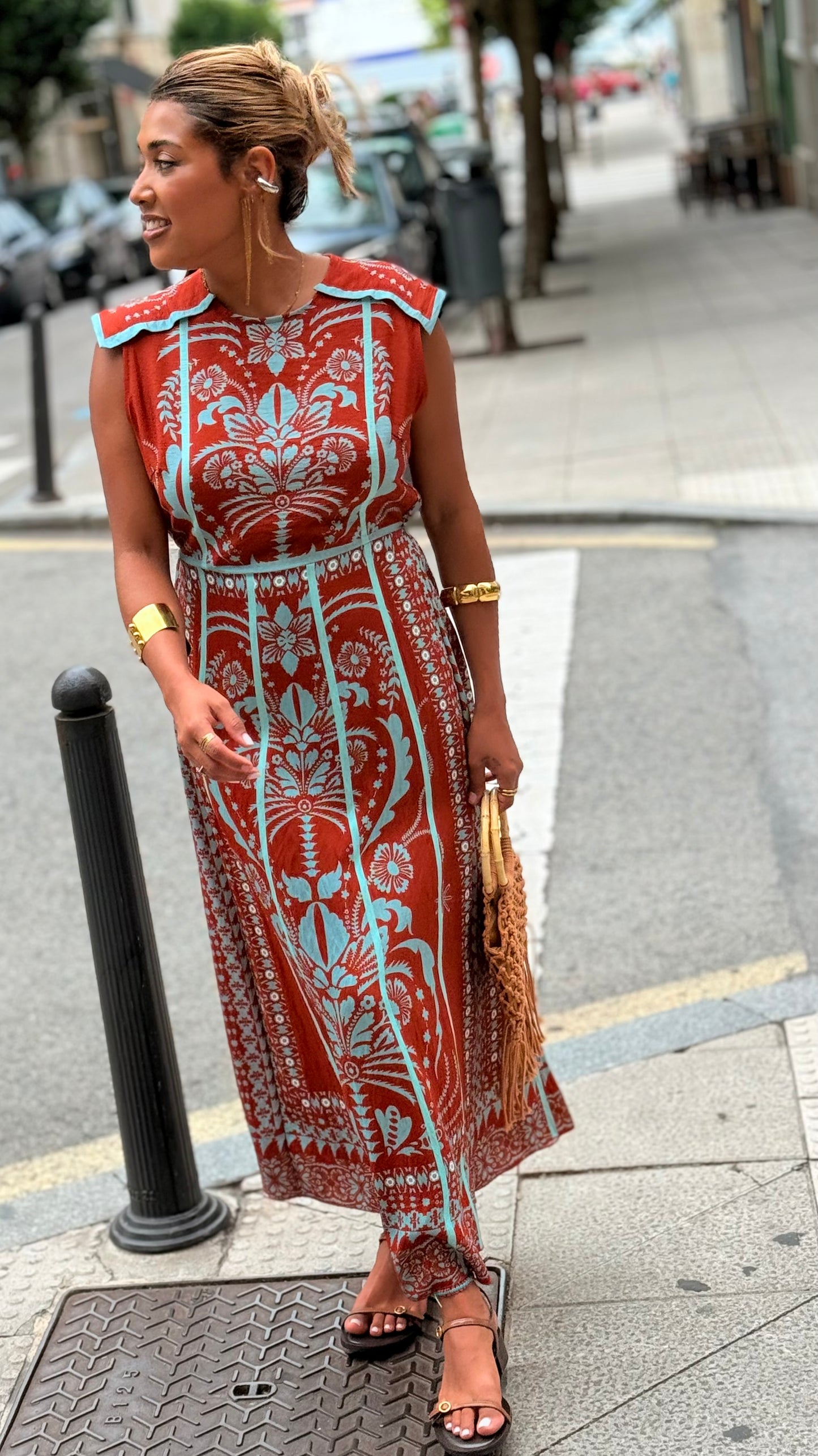 Vestido Tanna marrón