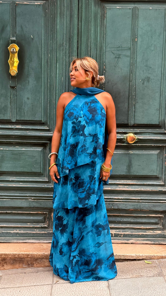 Vestido Santino Azul