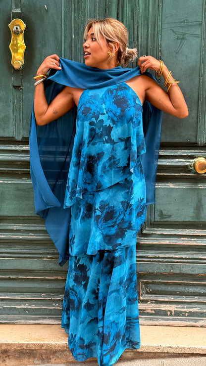 Vestido Santino Azul