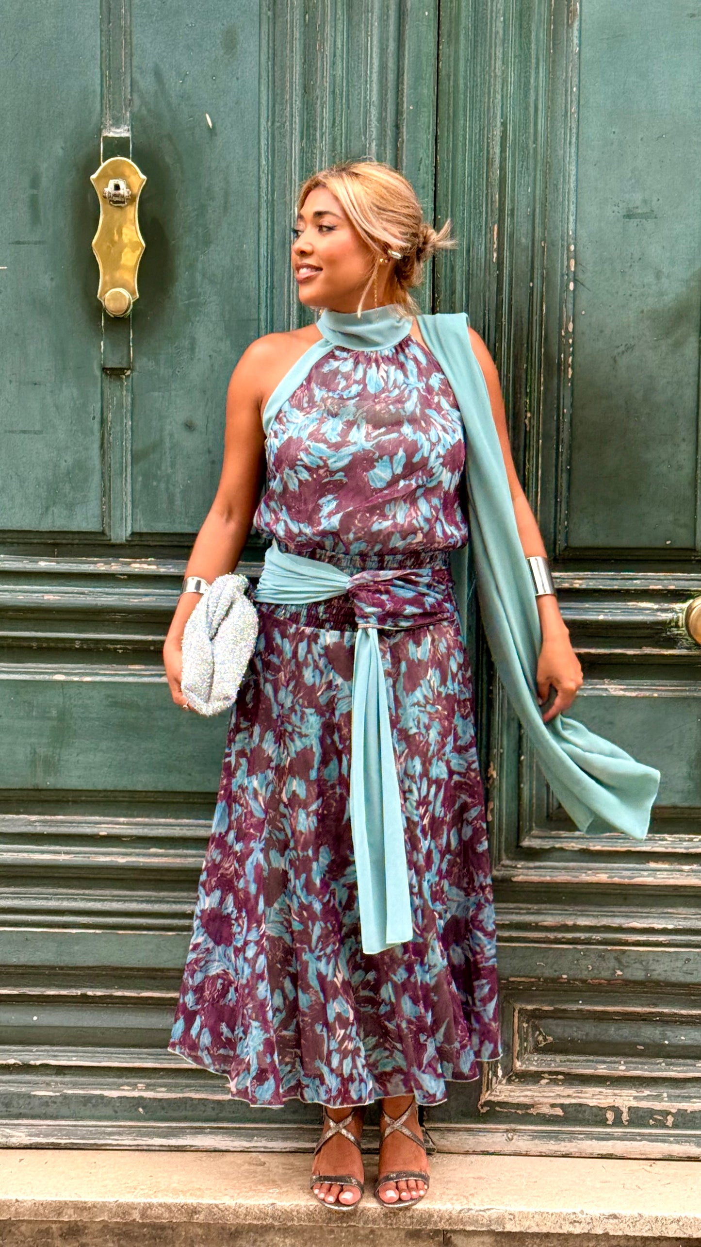 Vestido Paris Verde agua