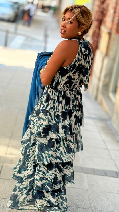 Vestido Praga azul