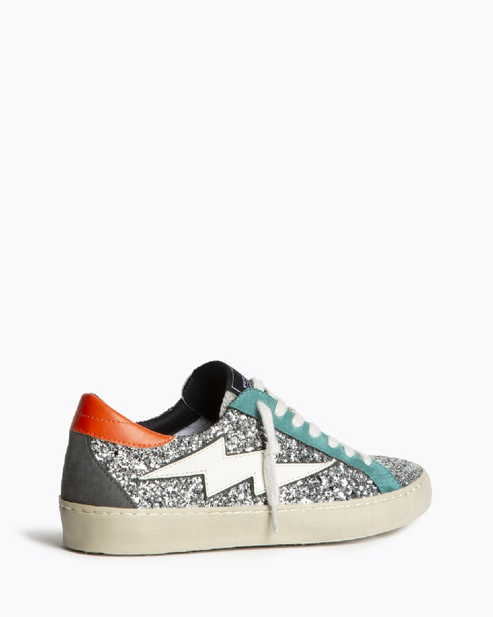 Deportiva Gliter plata