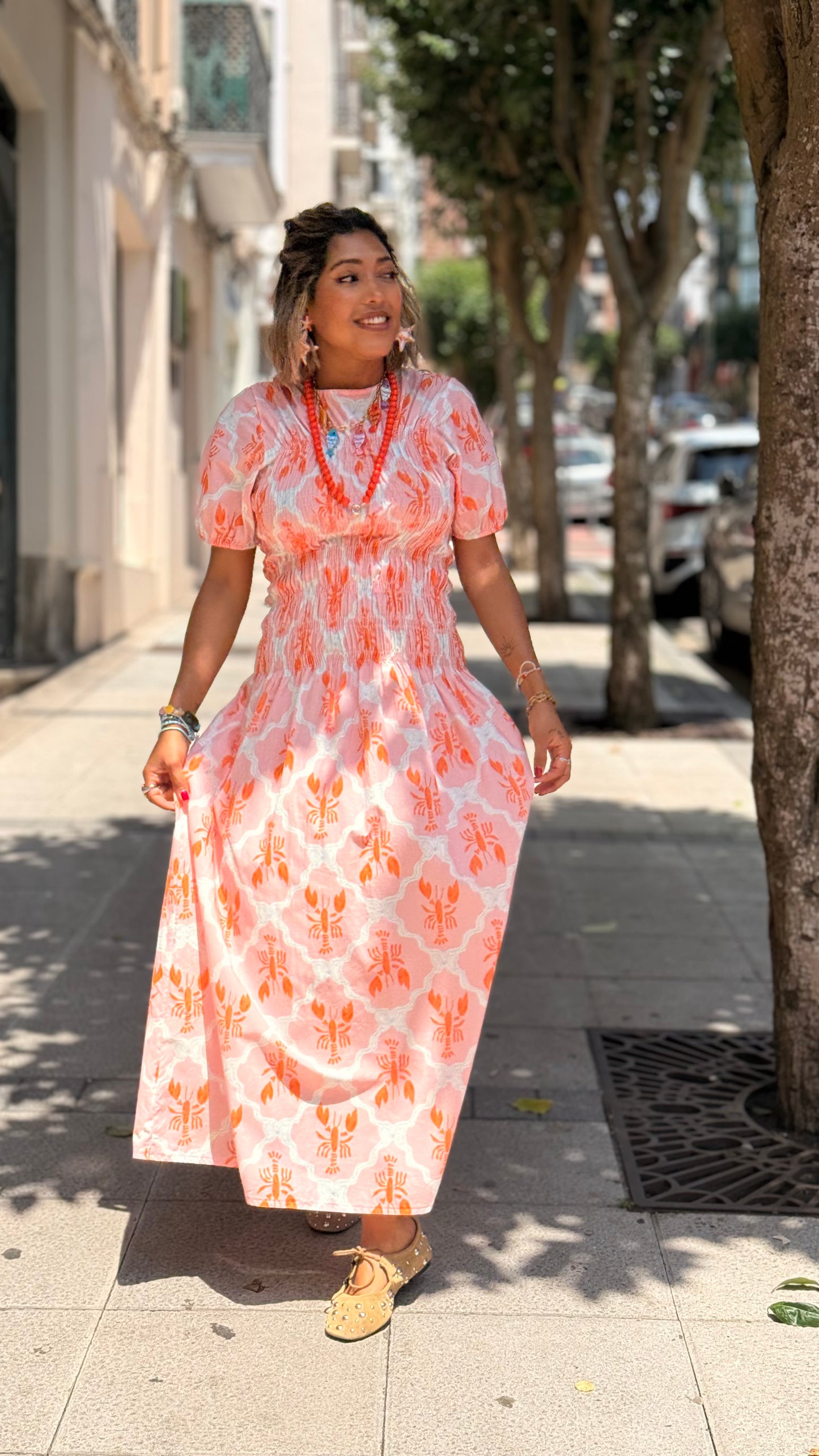 Vestido langosta