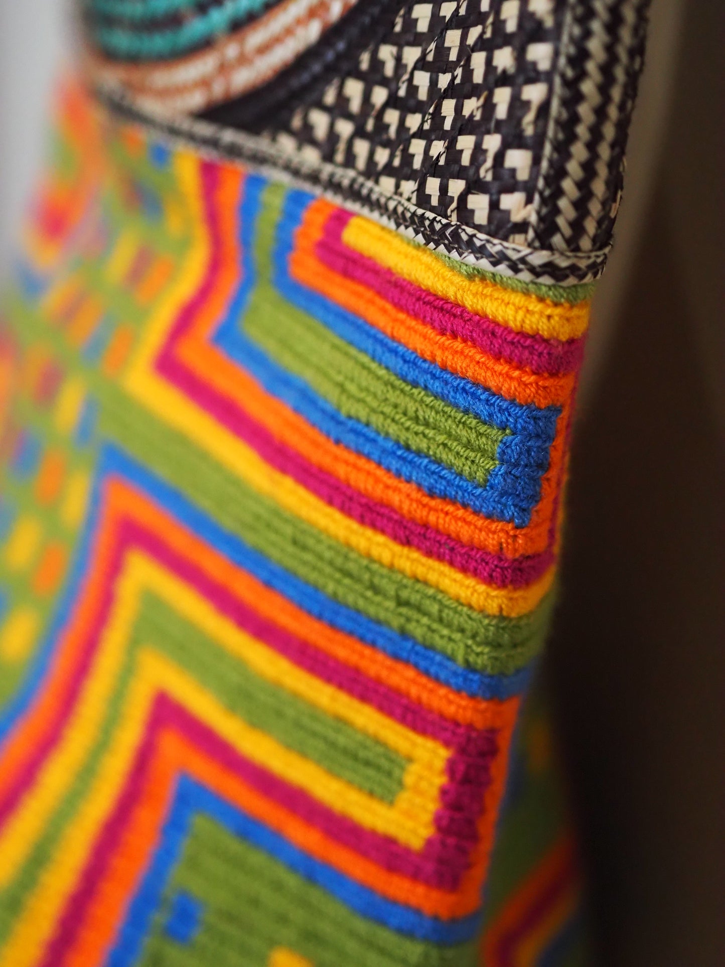 Bolso wayuu caña flecha