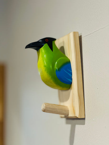Perchero pájaros