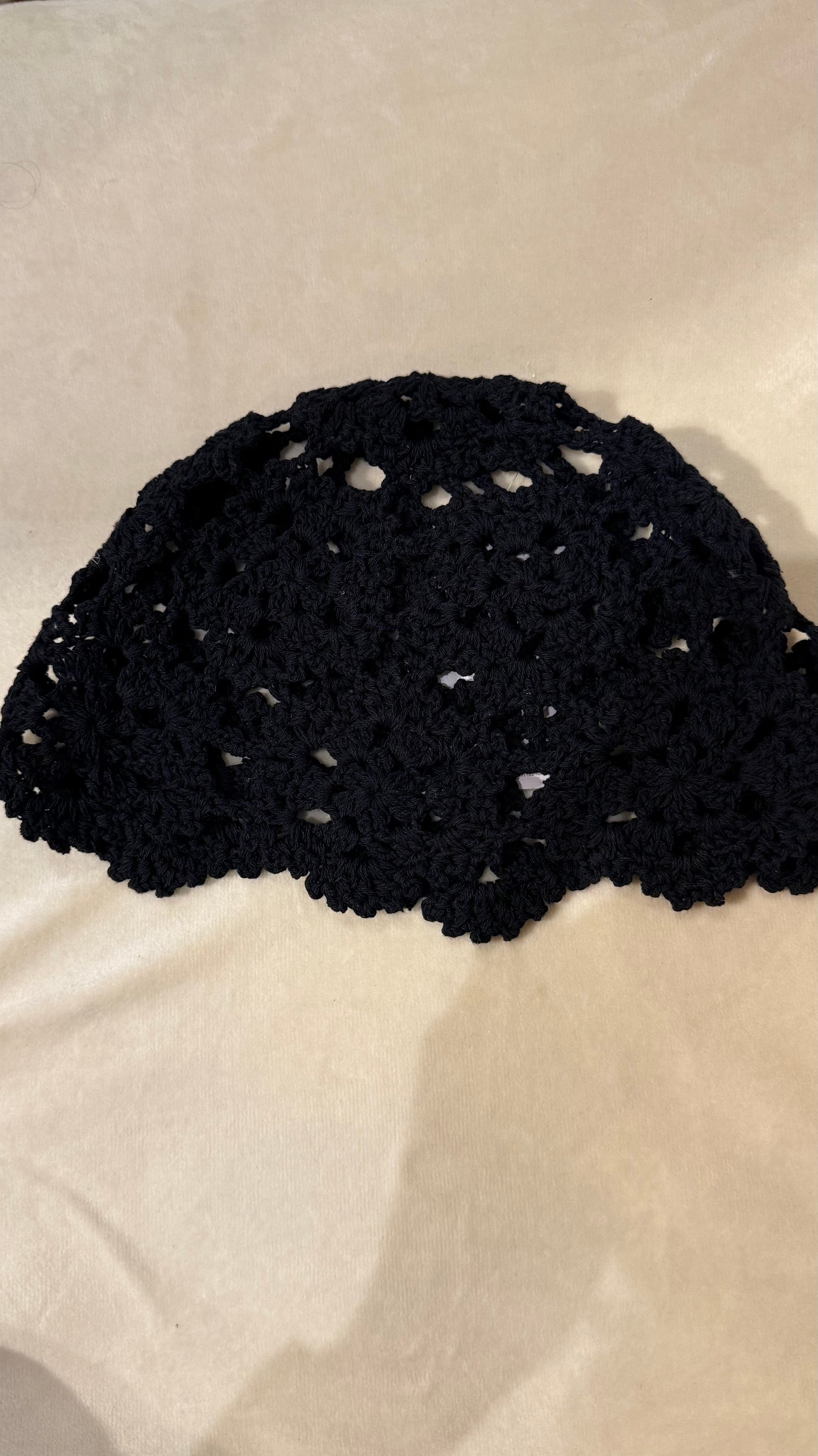 Casquete croché artesanal