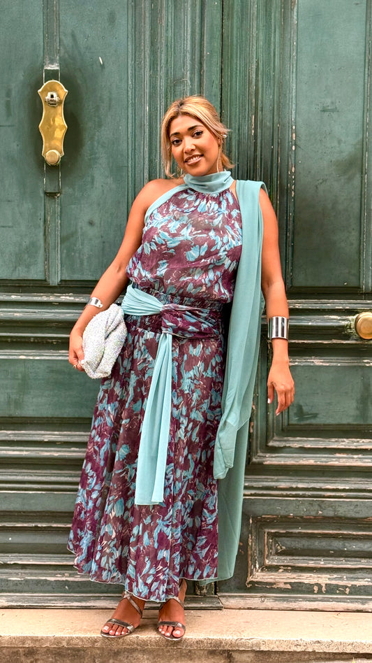 Vestido Paris Verde agua