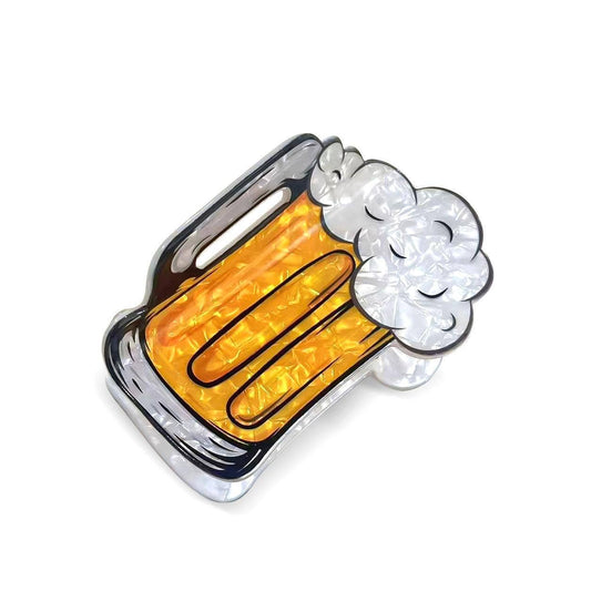 Pinza para el pelo Pinta de cerveza