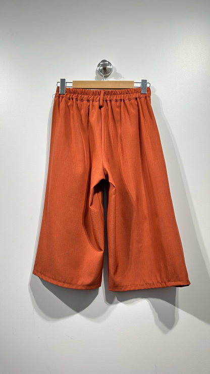 Bermudas cortas drapeadas cintura elástica: Caqui / TÚ