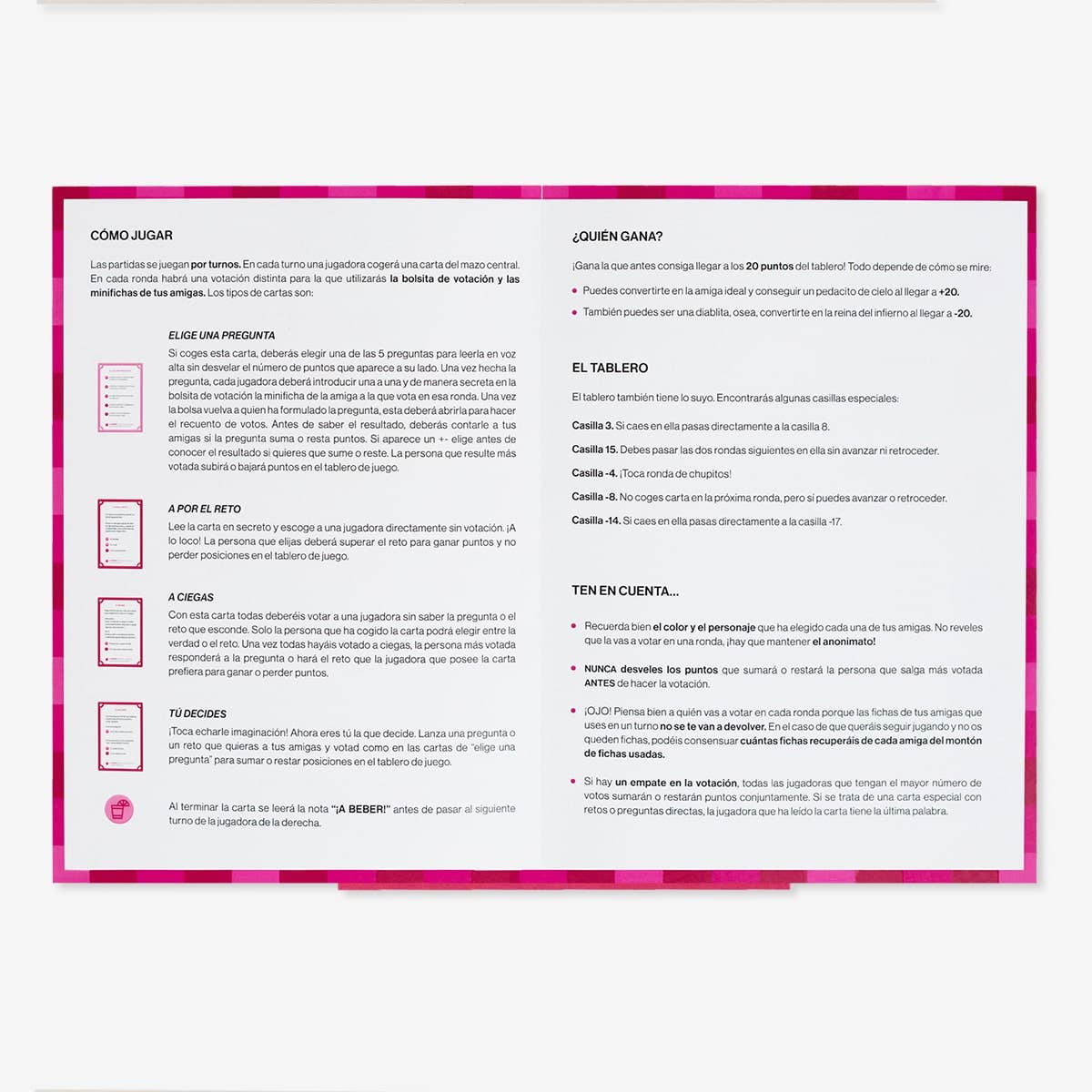 Juego "Amigas borrachas pero buenas muchachas"