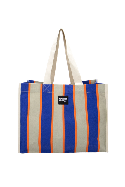 Bolsa de rayas azul eléctrico - 10 años