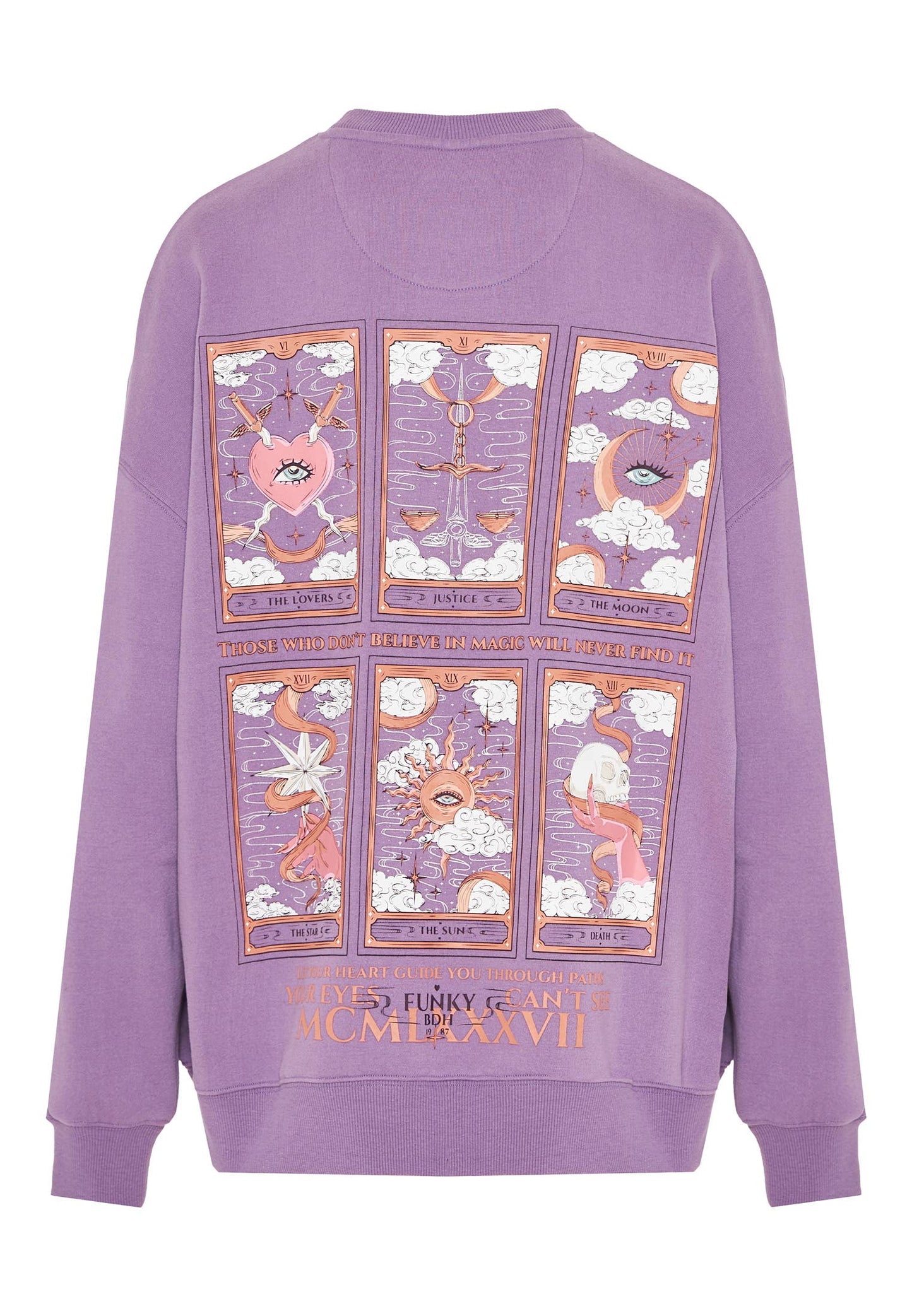 Sudadera con cuello redondo