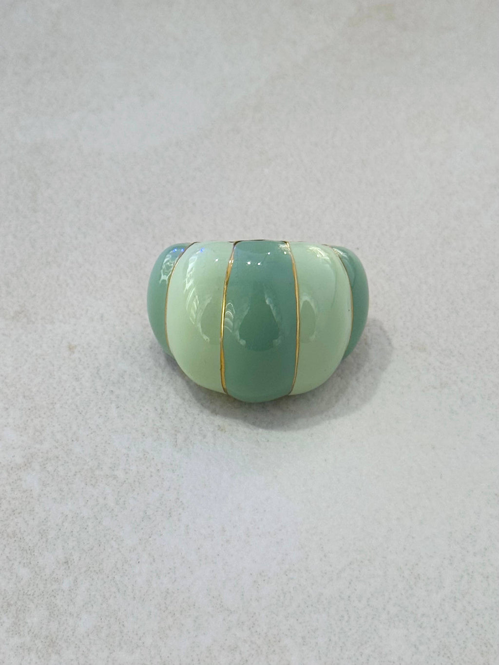 Anillo de Calabaza Ajustable de Acero Inoxidable con Esmalte: Multicolor