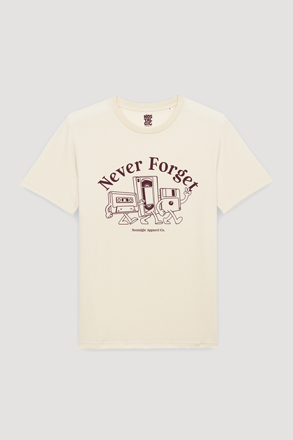 Camiseta Never Forget - T-shirt: Natural unisex