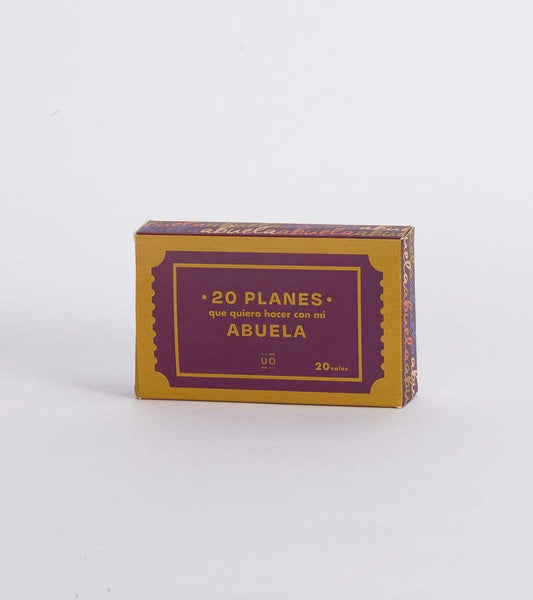 Vales "20 Planes Que Quiero Hacer Con Mi Abuela"