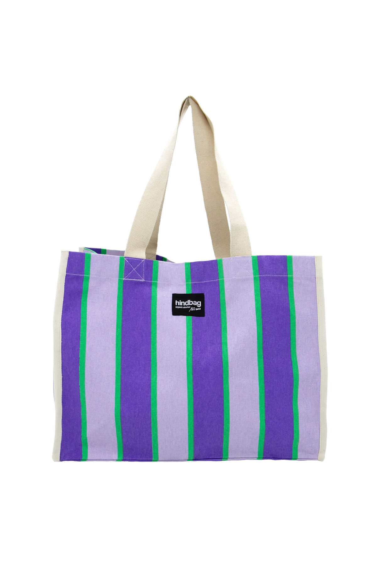 Bolsa Rayada Violeta - 10 años