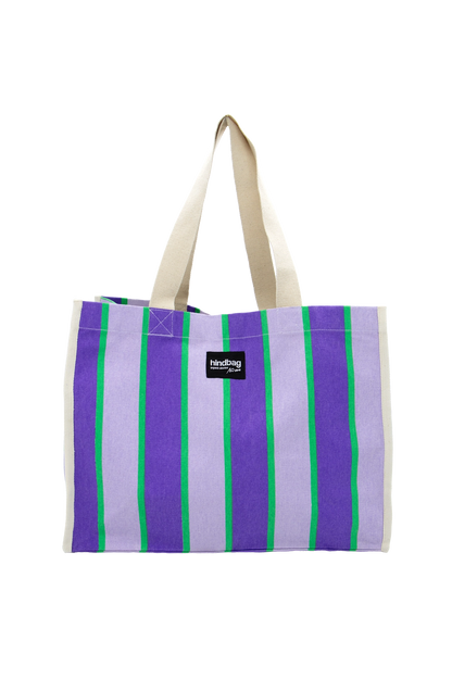 Bolsa Rayada Violeta - 10 años