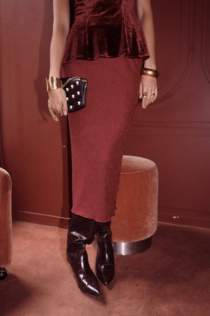 Falda Kim: Burdeos