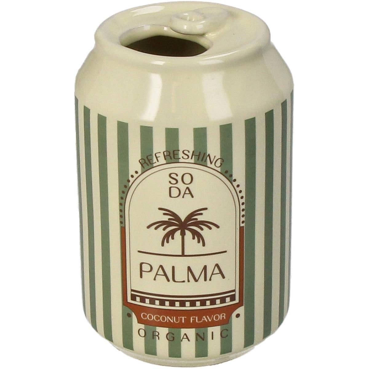 Jarrón Lata de Refresco Sol Fina Loza - Verde