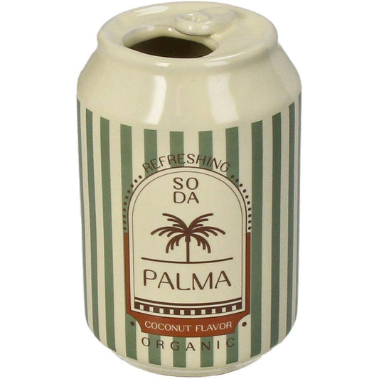 Jarrón Lata de Refresco Sol Fina Loza - Verde